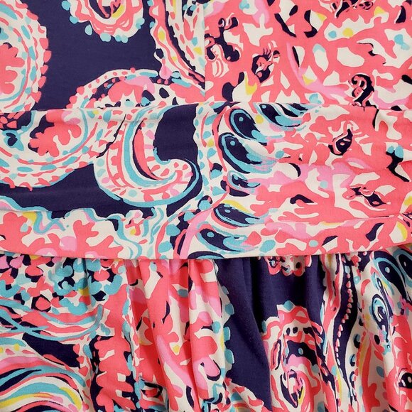 Lilly Pulitzer Women Sloane Maxi Dress L Pop Up For The Halibut Sleevele… - Picture 9 of 11